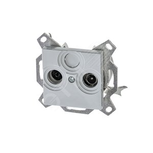 ABB Levit Серый Розетка TV-R проходная 7дБ | 5011H-A03607 16W | 2CHH083607A6016 | ABB - фото 2