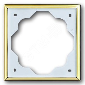 Рамка 1-постовая, серия impuls, цвет золото | 1754-0-4507 | 2CKA001754A4507 | ABB 2