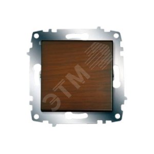 Zena без рамки темн. орех выкл 1кл