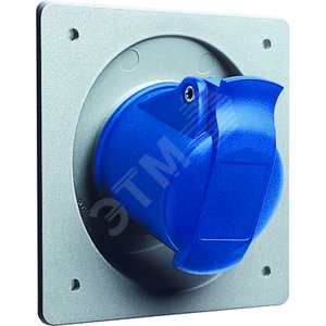 Розетка панельная с угловым унифицированным фланцем 216RAU6, 16A, 2P+E, IP44, 6ч | 2CMA193218R1000 | ABB 2