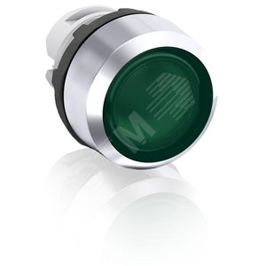 Кнопка MP1-31G зеленая (только корпус) с подсветкой без фиксации|1SFA611100R3102| ABB - фото 2