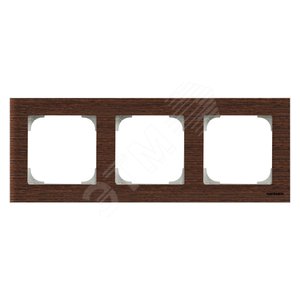 Рамка 3-постовая, серия SKY, цвет дерево венге 2