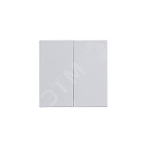 Клавиша для мех. 2-клавишных выключателей/переключателей/кнопок серия solo/future цвет davos/альпийский белый | 1751-0-3076  | 2CKA001751A3076 | ABB 5