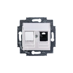 ABB Levit Жемчуг Розетка комп. RJ45 категория 5e и заглушка | 5014H-A51017 68W | 2CHH295117A6068 | ABB - фото 5