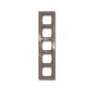 Рамка 5-постовая, серия axcent, цвет entr?e-grey | 1754-0-4475 | 2CKA001754A4475 | ABB - фото 2