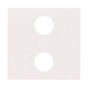 N2221.2 BL Плата центральная Zenit для 2-клавишного сенсора, белый (N2221.2 BL) - фото 2