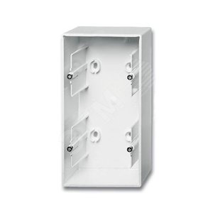 ABB Basic 55 Альп. белый Коробка для открытого монтажа, 2-постовая | 1799-0-0975  | 2CKA001799A0975 | ABB - фото 2