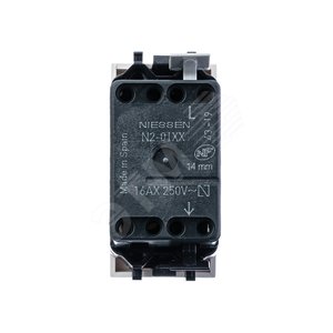 ABB Zenit Альп. белый Выключатель 1-клавишный (1 мод) | N2101 BL  | 2CLA210100N1101 | ABB - фото 3