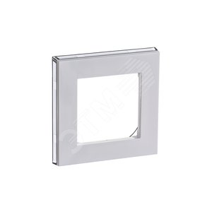 ABB Levit Белый / дымчатый чёрный Рамка 1-ая | 3901H-A05010 62W | 2CHH015010A6062 | ABB - фото 5
