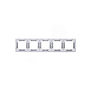 ABB Levit Серый / белый Рамка 5-ая | 3901H-A05050 16W | 2CHH015050A6016 | ABB - фото 4