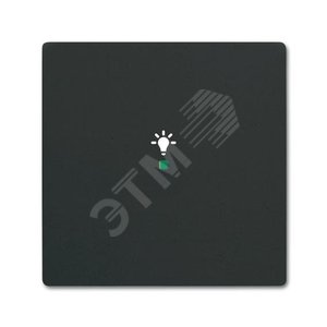 Клавиша одинарная free@home, освещение, future, цвет чёрный бархат|6220-0-0619| ABB - ABB
