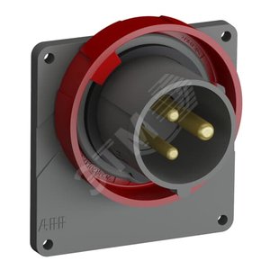 Вилка пр.флан.  216EBU9W,16A,2P+E,IP67,9ч 2