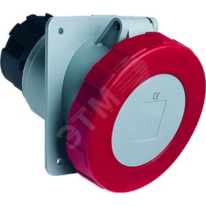 Розетка панельная с угловым унифицированным фланцем 363RAU6W, 63A, 3P+E, IP67, 6ч | 2CMA167452R1000 | ABB 2