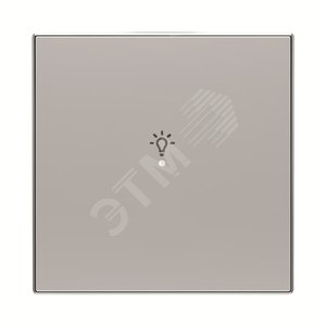 SRL-1-85PL Клавиша одинарная free@home, SKY, освещение, серебристая - фото 2