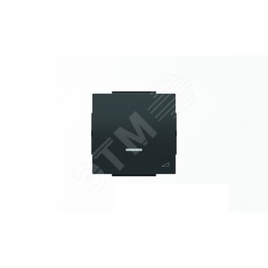 Клавиша для механизма клавишного светорегулятора 8160.1 SKY черный бархат (8560.1 NS) 2