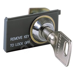 Блокировка выключателя в разомкнутом состоянии KEY LOCK E1/6 new - одинаковые ключи - фото 2