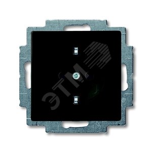 ABB Basic 55 Шато (чёрный) Розетка с/з 16А 250В, с винтовыми клеммами | 2011-0-6147  | 2CKA002011A6147 | ABB - фото 2