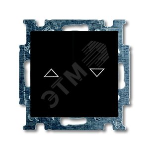 ABB Basic 55 Шато (чёрный) Выключатель жалюзийный | 1012-0-2176  | 2CKA001012A2176 | ABB - фото 2