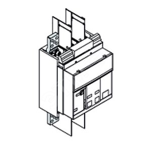 Комплект силовых выводов стационарного выключателя EF E1.2 F (3 шт) - фото 2