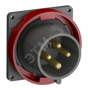 Вилка с прямым фланцем Easy&Safe 332EBU6W,32A,3P+E,IP67,6ч|2CMA101279R1000| ABB 2