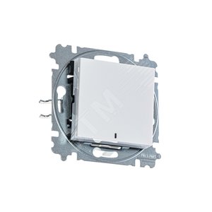 ABB Levit Белый / ледяной Переключатель 1-кл. с подсветкой ориентационная | 3559H-A06446 01W | 2CHH590646A6001 | ABB - фото 5