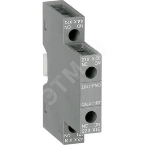 Блок контактный дополнительный CAL4-11RT для контакторов AF..RT и NF..RT|1SBN010129R1011| ABB - фото 2