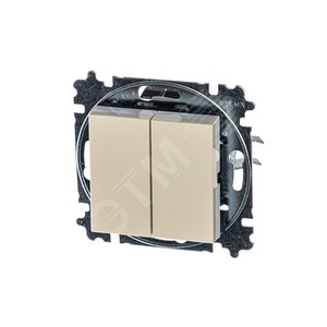 ABB Levit Слоновая кость / белый Переключатель 2-кл. | 3559H-A52445 17W | 2CHH595245A6017 | ABB - фото 2