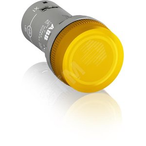 Лампа CL2-623Y желтая со встроенным светодиодом 230В AC с защитой от наводок с напряжением до 60В|1SFA619403R6233| ABB - фото 2