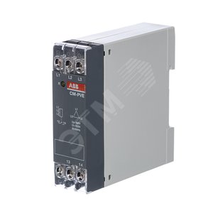 Реле контроля напряжения CM-PVE (контроль 3 фаз) (контроль Umin/max L1- L2-L3 320-460В AC) 1НО контакт | 1SVR550871R9500 | ABB 2