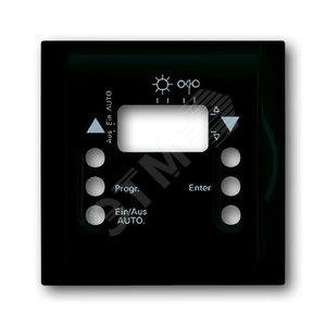 IMPULS Накладка для датчика освещ. и силы ветра 6480 U-101 черн. бриллиант - ABB