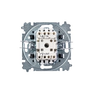 ABB Levit Серебро / дымчатый чёрный Выключатель 1-кл. | 3559H-A01445 70W | 2CHH590145A6070 | ABB - фото 5