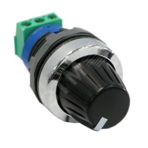 Потенциометр MT-205B в сборе 5 кОм кольцо хромированный пластик | 1SFA611410R2056 | ABB 2