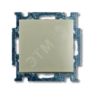 Мех-м 1-кл., 1-пол. выкл. с кл., серия Basic 55, цв. шампань 2