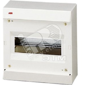 ЩРн-П-8 без/дв IP40 бел UNIBOX - ABB