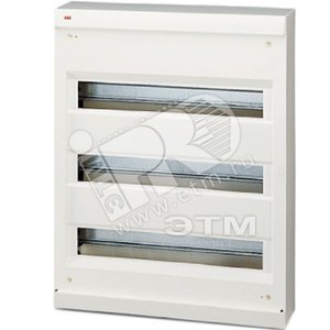 UNIBOX бокс настенный 54М без двери белый (без клемм) - ABB