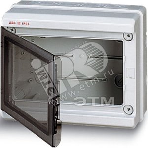 EUROPA IP65 бокс настенный 275х220х140мм ШхВхГ прозр.дверь серый | LUC 12 792 | ABB - ABB