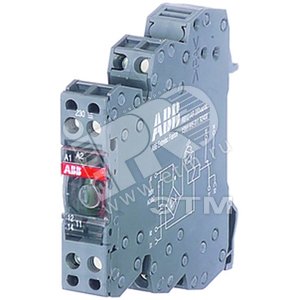 Реле RB122A , 2перекидных контакта, 1мА-8А, катушка 24VAC/DC, винт.зажимы | 1SNA645012R2500 | ABB