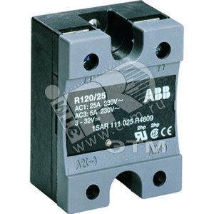 Реле полупроводниковое 1ф R111/45A 45A (AC51) Uраб=24-280В АС Uпит=3-32B DC - ABB