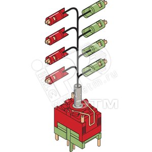 Разъем для токовых цепей 2 ряда/ 4 полюса (ENT1SNA166638R0500) - ABB
