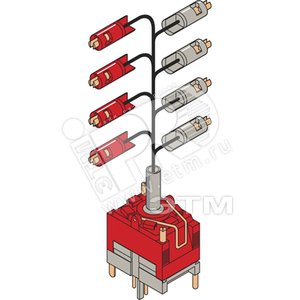 Разъем для цепей напряжения 2ряда по 4 полюса (ENT1SNA166639R0600) - ABB