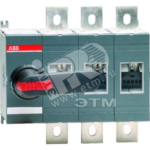Рубильник OT800E40 800А 4-полюсный (без ручки управления и перех одника) | 1SCA022753R6220 | ABB