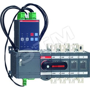 Реверсивный рубильник OTM400E4C3D230C 4-полюсный с блоком АВР OMD300 | 1SCA106318R1001 | ABB