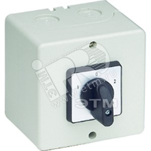 Переключатель кулачковый в боксе ONW3EPB 3-х поз. (1-0-2) (трехуровневый) 25А | 1SCA022662R3920 | ABB