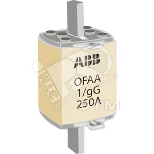 Предохранитель OFAA1H250 250А тип gG габарит 1 690В - ABB