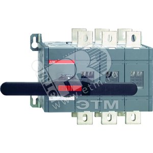 Реверсивный рубильник OT1250E04C до 1250А 4-полюсный (без ручки управления) | 1SCA022872R0870 | ABB