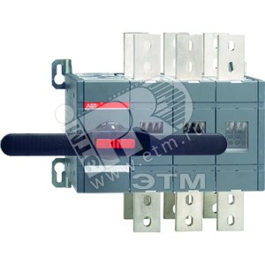 Реверсивный рубильник OT1000E03C до 1000А 3-полюсный (без ручки управления) | 1SCA022871R6170 | ABB
