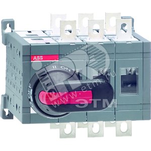 Рубильник реверсивный OT315E03CLP (с ручкой) переключение без разрыва тока