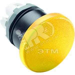 Кнопка MPM1-20Y ГРИБОК желтая (только корпус) без фиксации 40мм | 1SFA611124R2003 | ABB