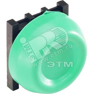 Кнопка KP6-40G зеленая с резиновым колпачком IP66 с монтажной ко лодкой | 1SFA616105R4002 | ABB - ABB
