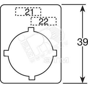 Шильдик серебряный *OFF-ON* (2-х позиционные переключатели) | SK615552-53 | ABB